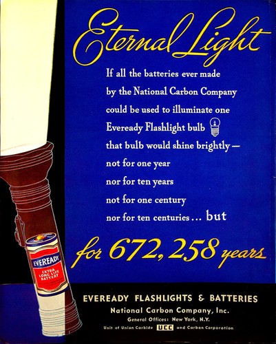 Eveready flashlight batteries - eveready,